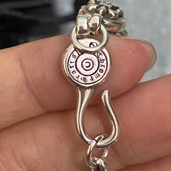 Chrome Hearts Cross Chain Sterling Silver Pendant Necklace - Picture 6 of 6